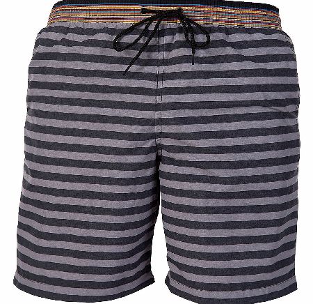Paul Smith Slim-Fit White Stripe Swim Shorts
