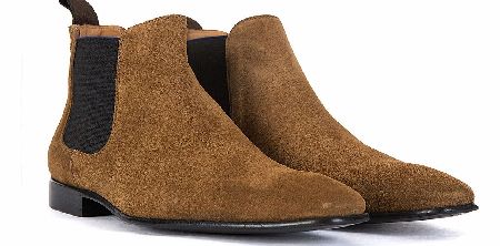 Tobacco Suede Falconer Chelsea Boot