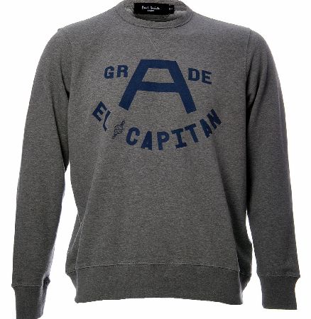 Paul Smith Tops - Grey El Capitan Print Sweatshirt