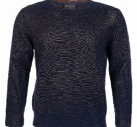 Paul Smith Waffle Knit Sweater Navy
