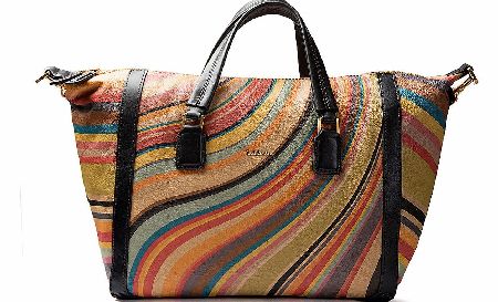 Paul Smith Womens Ziggy Swirl Print Shopper Bag