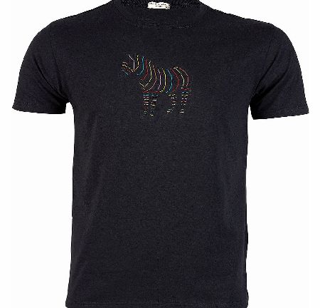 Zebra Graphic T-Shirt Navy