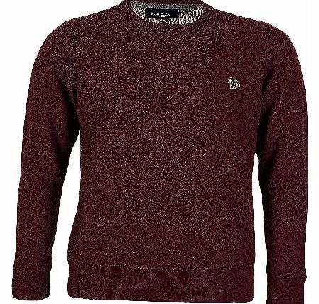 Paul Smith Zebra Logo Sweatshirt Burgundy