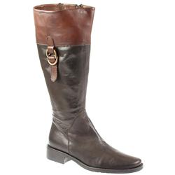 Pavacini Female Cad614 Leather Upper Textile/Other Lining Calf/Knee in Brown Multi