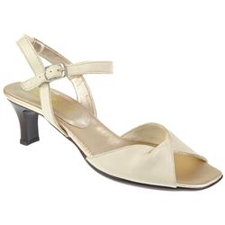 Pavacini Female Cad714 Leather Upper Comfort Sandals in Beige