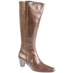 Pavacini Female Cad800 Leather Upper Textile Lining Calf/Knee in Brown