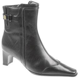 Pavacini Female Carm803 Leather Upper Leather/Textile Lining Comfort Ankle Boots in Black, Dark Brown