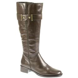 Female Carm804 Leather Upper Textile Lining Calf/Knee in Dark Brown