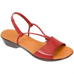 Female Des500 Leather Upper Leather Lining Casual in Red, White