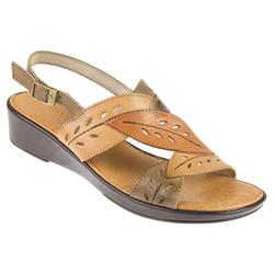 Female Des506 Leather Upper Leather Lining Casual in Camel Multi