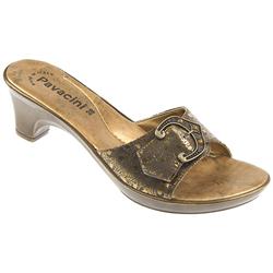 Pavacini Female Fad752 Leather Upper Adjustable in Pewter