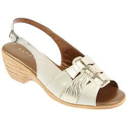 Female Jes757 Leather Upper Leather Lining Comfort Large Sizes in Beige