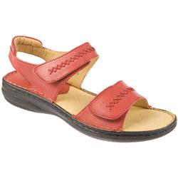 Pavers Comfort Female Kamp703 Leather Upper Leather Lining Casual in Red