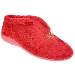 Pavers Comfort Female Loz606 Textile Upper Textile Lining Comfort House Mules and Slippers in Red