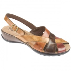 Pavers Comfort Female Melissa Leather Upper Leather Lining Comfort in Beige, Black, Brown Multi