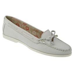 Pavers Comfort Female NAP1102 Leather Upper Leather Lining Casual Shoes in Off White