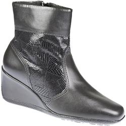 Pavers Comfort Female SSPIC1004 Boots in Black, Burgundy, Dark Brown