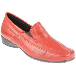 Pavers Female Asil804 Leather Upper Textile Lining Casual Shoes in Red