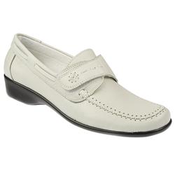 Female ASIL903 Leather Upper Leather Lining Casual Shoes in White