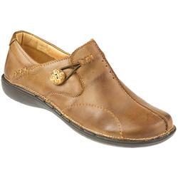 Female AVAIL1002 Leather Upper Leather Lining Casual Shoes in Tan