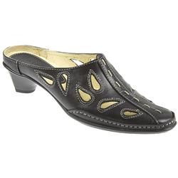 Pavers Female Capo702 Leather Upper Leather Lining Comfort Summer in Black