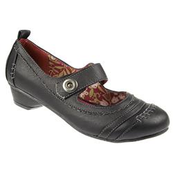 Pavers Female CORTIN1109 Leather/Textile Lining Casual Shoes in Black, Grey