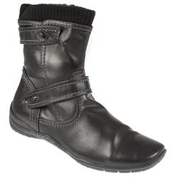 Pavers Female COTIN1005 Textile/Other Upper Leather/Textile Lining Casual Boots in Black