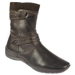 Pavers Female COTIN1005 Textile/Other Upper Leather/Textile Lining Casual Boots in Dark Brown