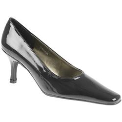 Pavers Female Don803 Comfort Courts in Black Patent, Pewter