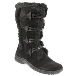 Pavers Female EARTH1009 Leather nubuck Upper Textile/Other Lining Casual Boots in Black