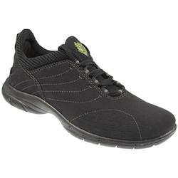 Female EARTH1010 Leather/Textile Upper Textile Lining in Black