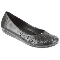 Pavers Female Earth902 Leather Upper in Black, Tan