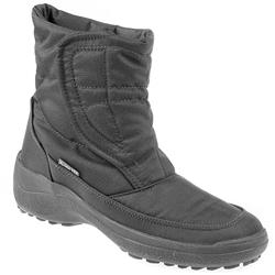 Female Effe602 Textile Upper Textile Lining Comfort Ankle Boots in Black