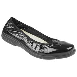 Pavers Female GUAN1101 Leather/Textile Lining Casual Shoes in Black Patent