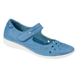 Pavers Female JIN1155 Leather Upper Leather Lining Casual Shoes in Blue, Red, Yellow