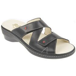 Pavers Female Kas754 Leather Upper Leather Lining Comfort Summer in Black