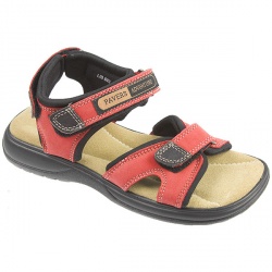 Pavers Female Lib503 Leather Upper Textile Lining Casual in Red