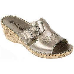 Pavers Female Mene705 Leather Upper Leather Lining Adjustable in Pewter
