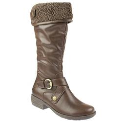 Pavers Female NOVI1008 Textile Lining Calf/Knee in Brown