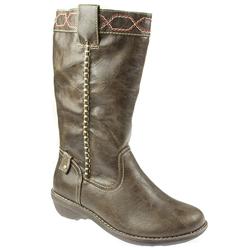 Pavers Female NOVI1014 Textile Lining Casual Boots in Brown