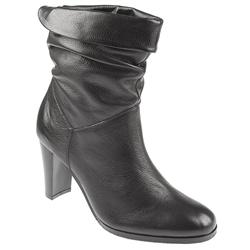Pavers Female PKL1002 Leather Upper Textile/Other Lining Comfort Ankle Boots in Black