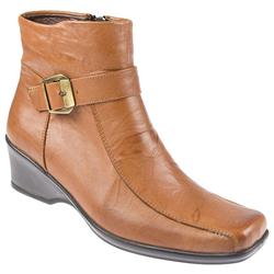Female STOC1000 Leather Upper Leather/Textile Lining Ankle in Tan