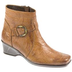 Pavers Female Stoc800 Leather Upper Textile Lining Ankle in Tan