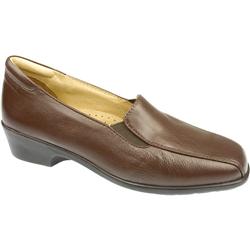 Pavers wide Female Jane Leather Upper Leather Lining Pavers in Brown