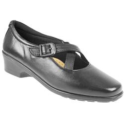 Pavers wide fit Female Kemp613 Leather Upper Leather insole Lining Casual in Black, Navy