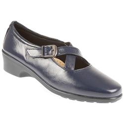 Pavers wide fit Female Kemp613 Leather Upper Leather insole Lining Casual in Navy
