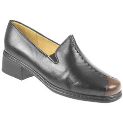 Pavers wide fit Female Nap801 Leather Upper Leather Lining Casual in Black Multi, Brown Multi
