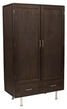 Pavilion Rattan Chamfer Wardrobe