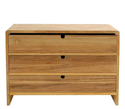 Pavilion Rattan Parquet Chest of Drawers