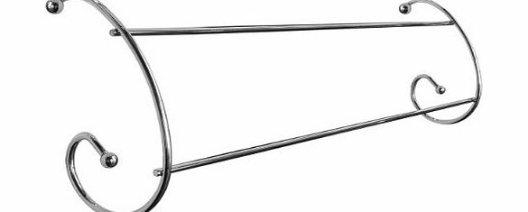 Payless Shop CHROME RADIATOR RAIL CLOTHES CURVED TOWEL AIRER DRYER